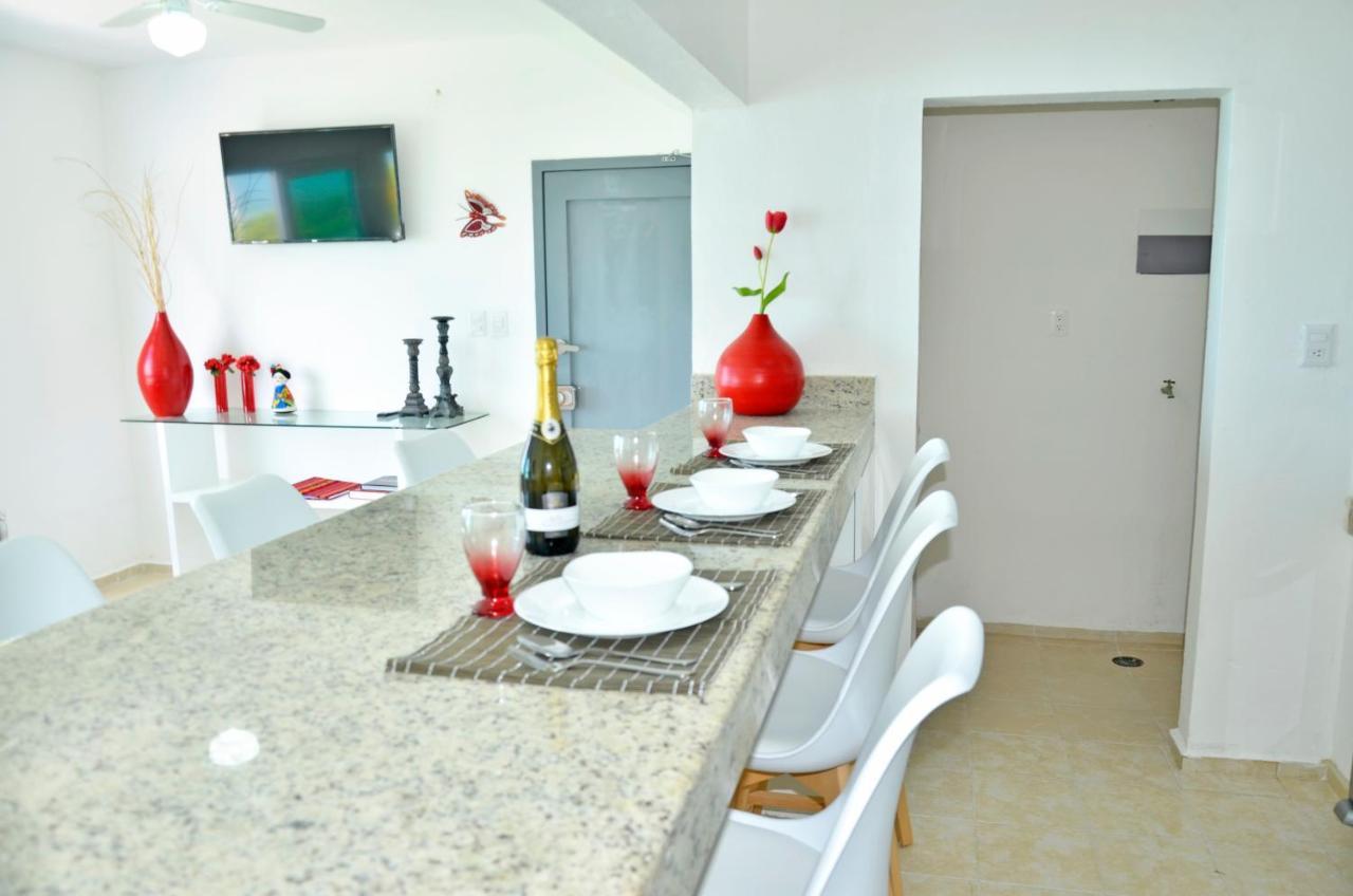 Ar Ocean View Apartments Isla Mujeres Bagian luar foto